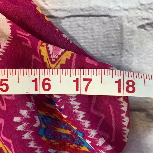 Deb Pink Print Maxi Sundress Size Large - Picture 6 of 12